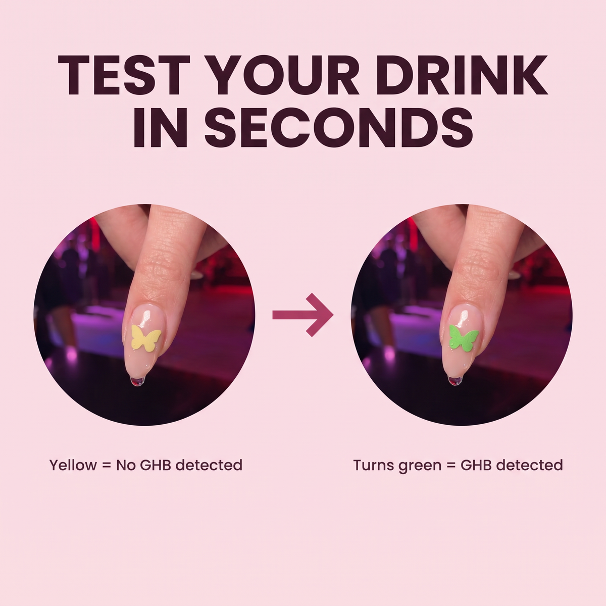Dipcheck Drink Test Stickers